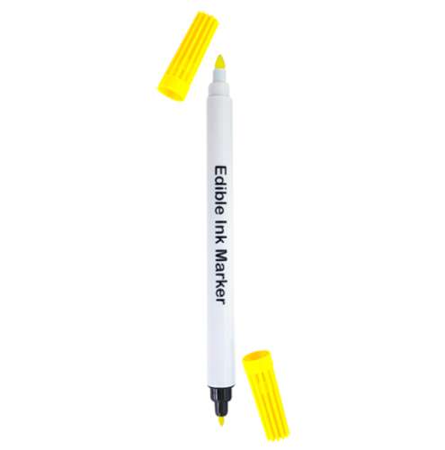 Edible Marker Pen - Yellow - Click Image to Close